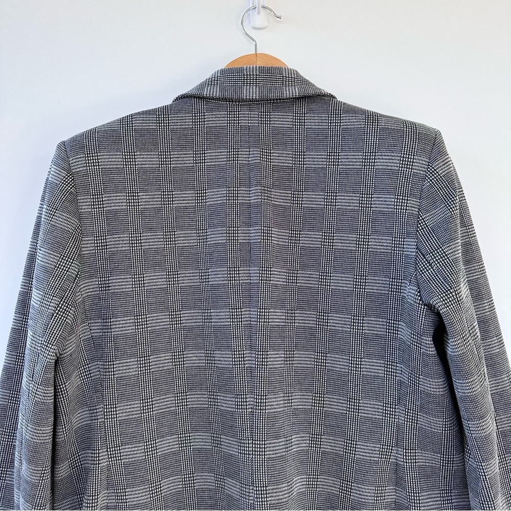 Express Oversized Glen Plaid Double Breasted Blazer - Picture 9 of 12